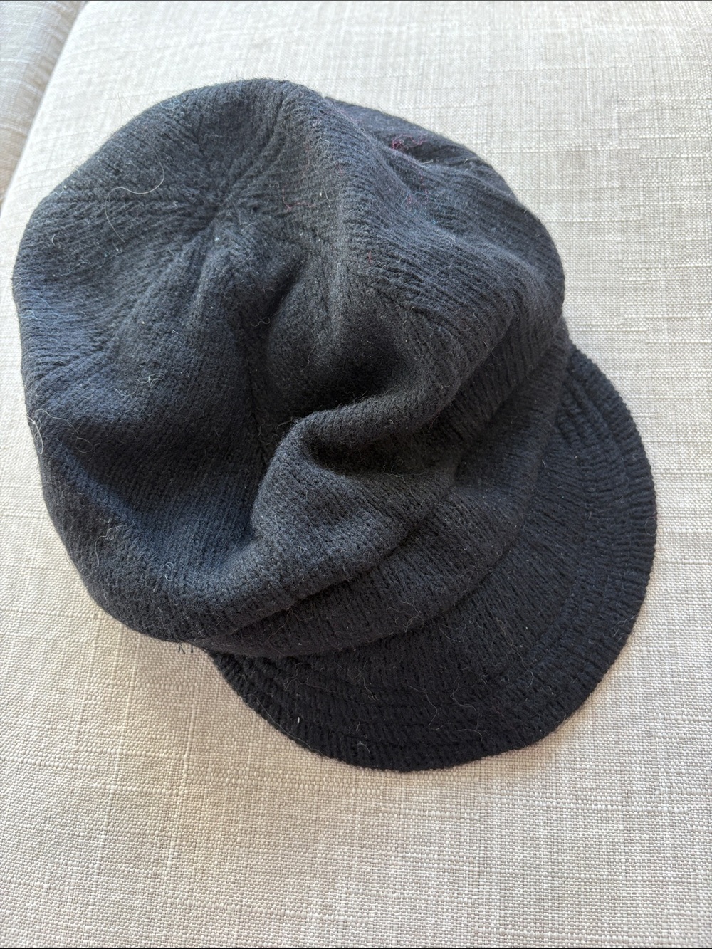 H&M Black Knit Cadet Cap